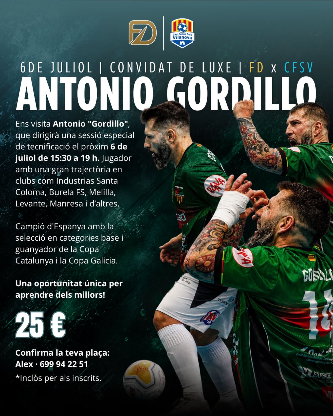 🤯🎁Primera gran sorpresa de la tecnificació: Antonio "Gordillo"!